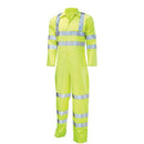 Flame Retardant Hi Viz Boiler Suit Yellow - Azured - Flame Retardant - Lapwing UK